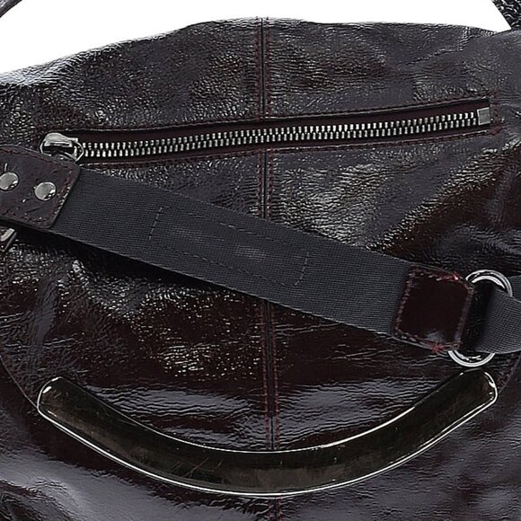 Hobo International Burgundy Leather Shoulder Strap Crossbody Bag - Picture 6 of 6